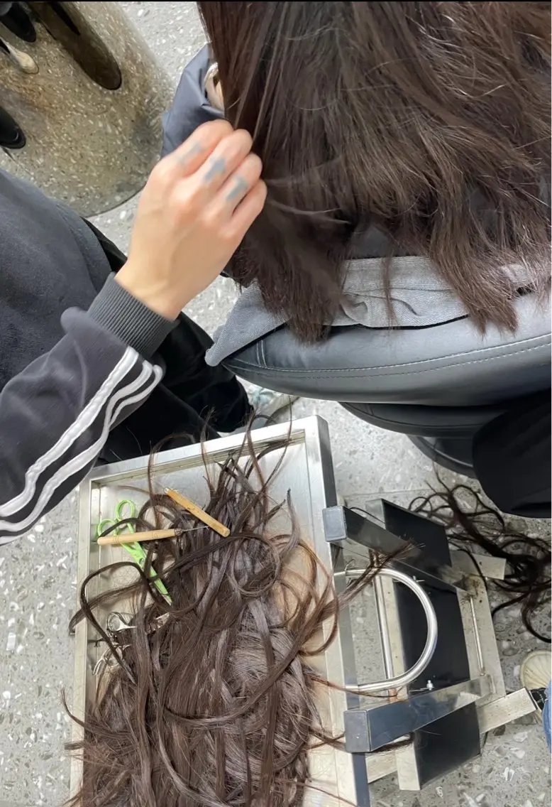 羽エクステoff 60円一本の写真