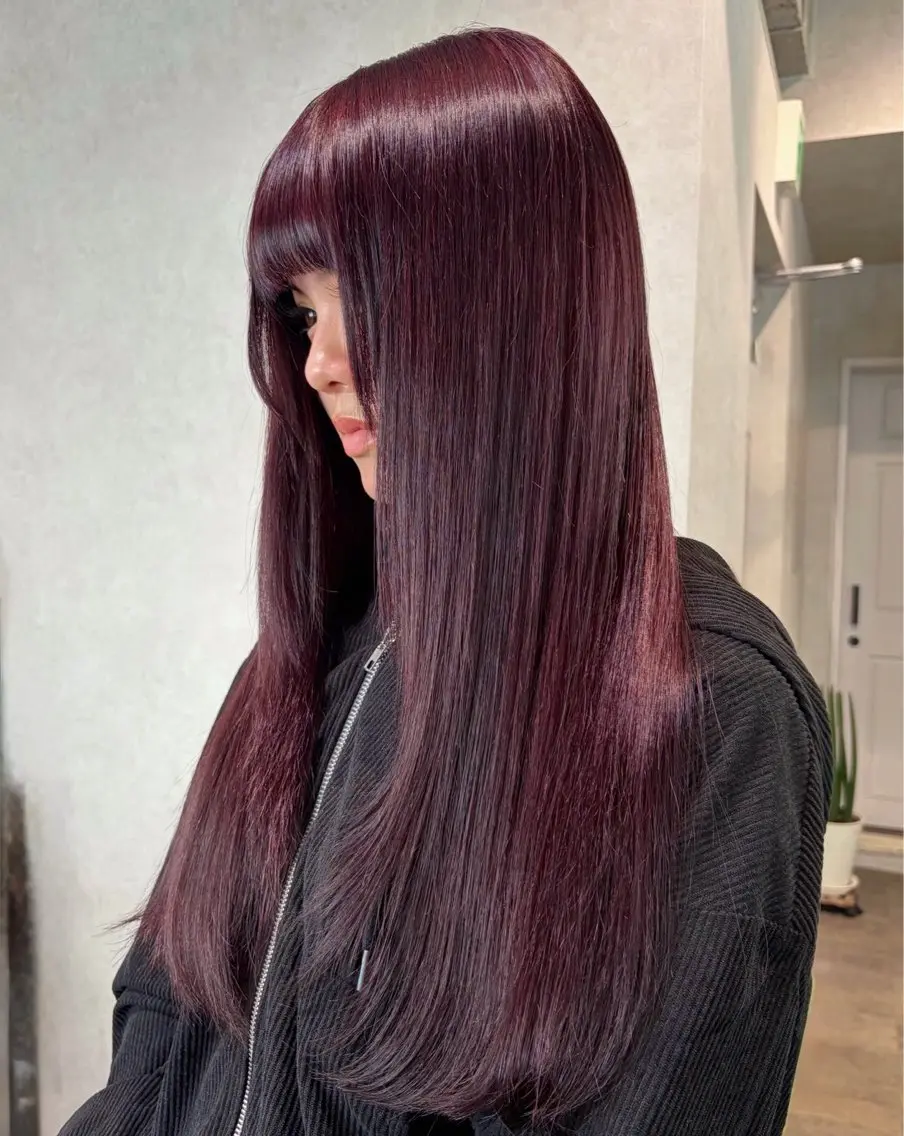 ロング カラー ヘアカラー 透明感カラー🫧🎀 まりなのマツエク・マツパデザイン
