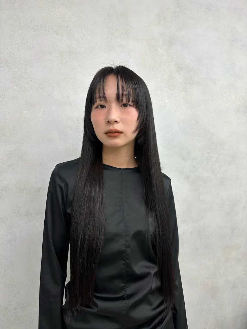 ロング カラー キッズ カット トリートメント オトナヘア🌸 harukaのヘアスタイル