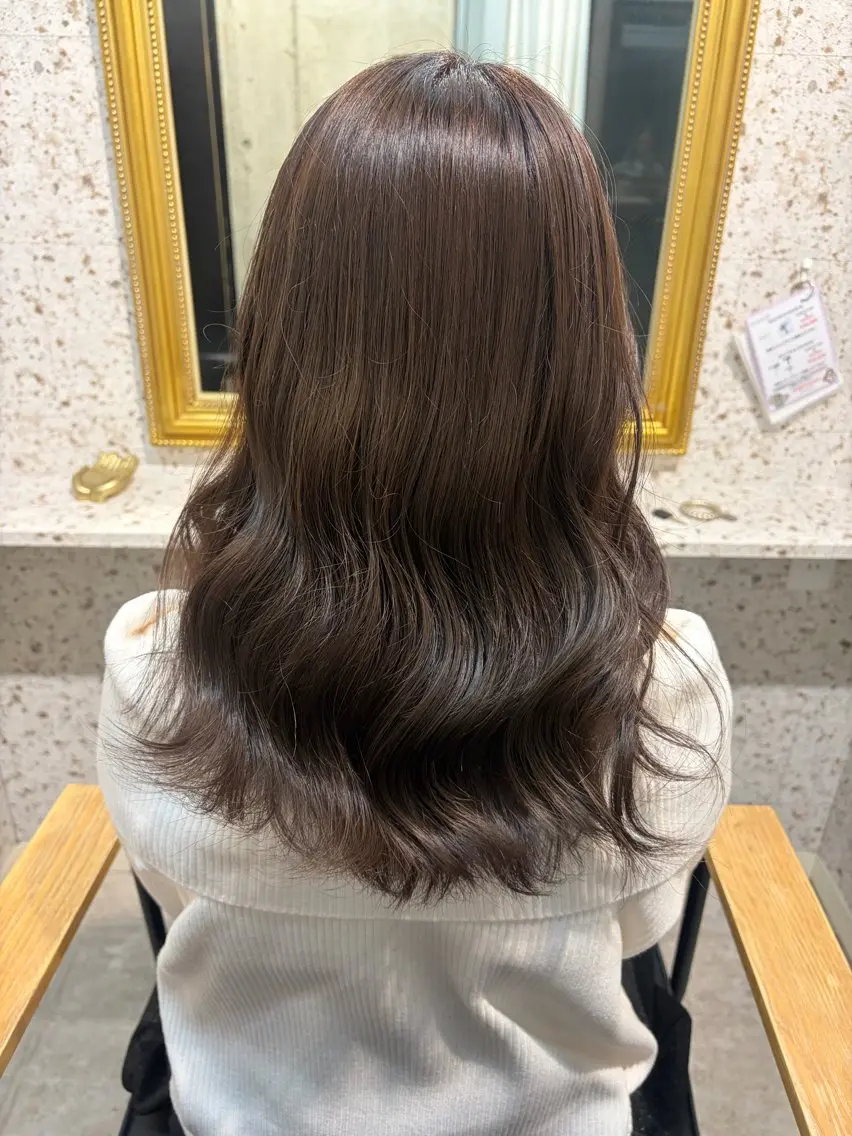 ミディアム カラー ブラウンカラー ナチュラルブラウン [lani ] konatsuのヘアスタイル