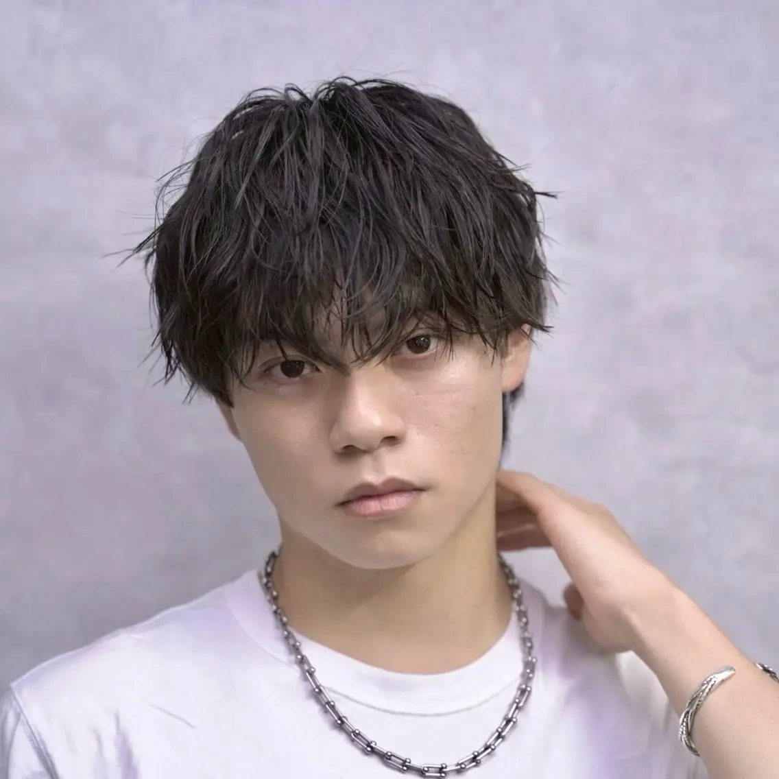 ショート カラー パーマ ヘアアレンジ メンズ キッズ メンズパーマ ツイストスパイラルパーマ スパイラルパーマ カット パーマ メンズカット/パーマ 山崎航平💈のヘアスタイル