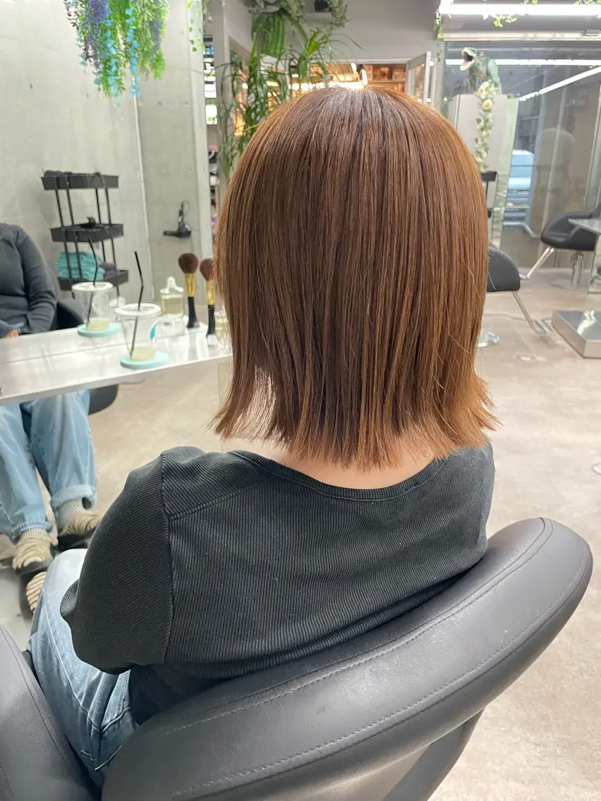 カラー ヘアカラー トリートメント 速水 ゆきののヘアスタイル