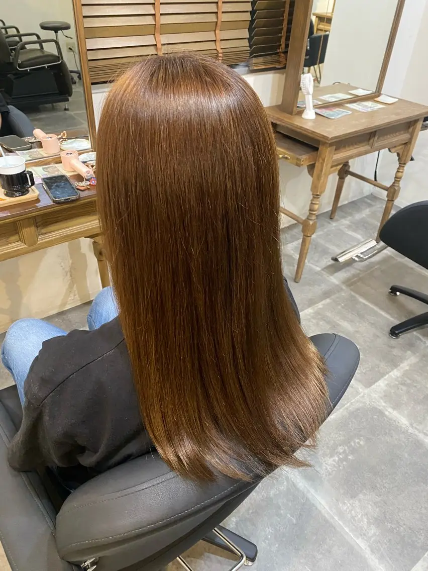 セミロング momoka モデル募集のヘアスタイル