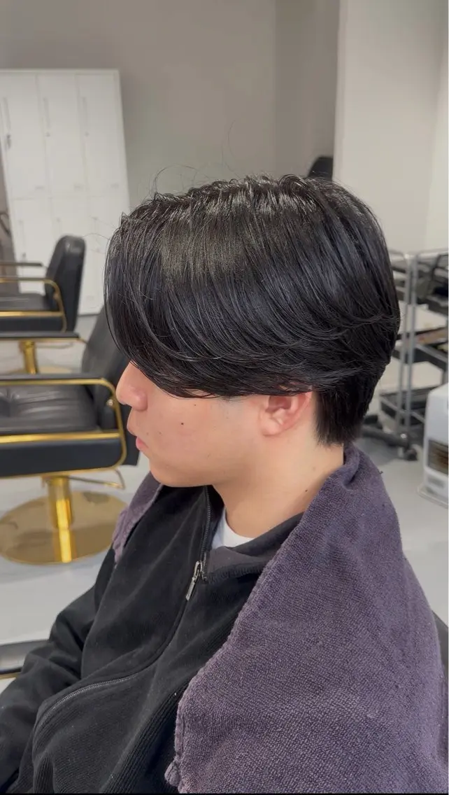 パーマ メンズ カット パーマ 札幌メンズ専門 星雅哉のヘアスタイル