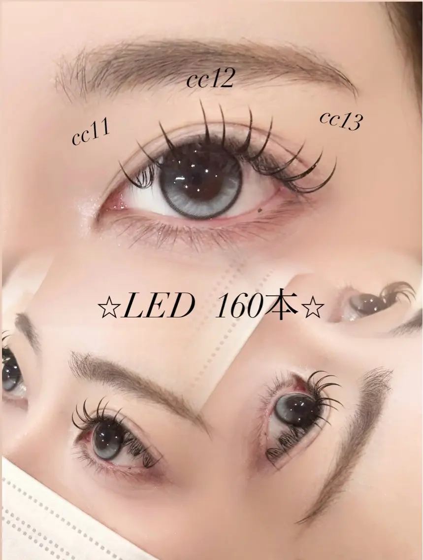 マツエク・マツパ マツエク akari☆LED、 束感まつエク🐾のマツエク・マツパデザイン