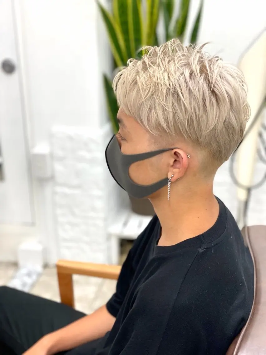 メンズ 🖤メンズアップ バング特化西郷🖤のヘアスタイル