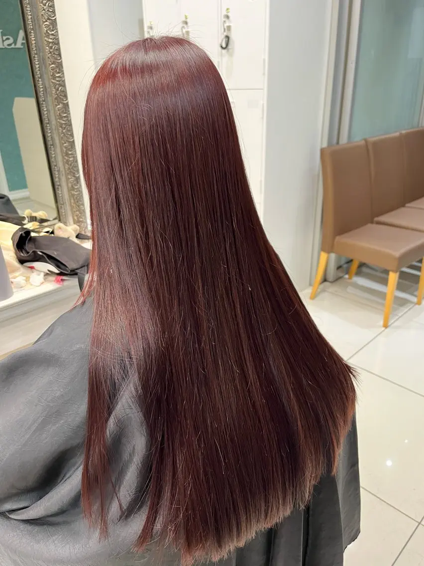 👩🏻カット+縮毛矯正+トリートメント(ロング料金別)👩🏻の写真