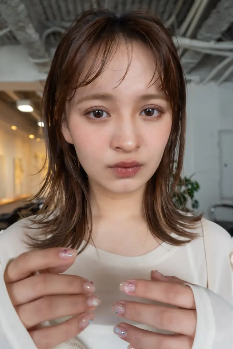 ミディアム green 上野のヘアスタイル