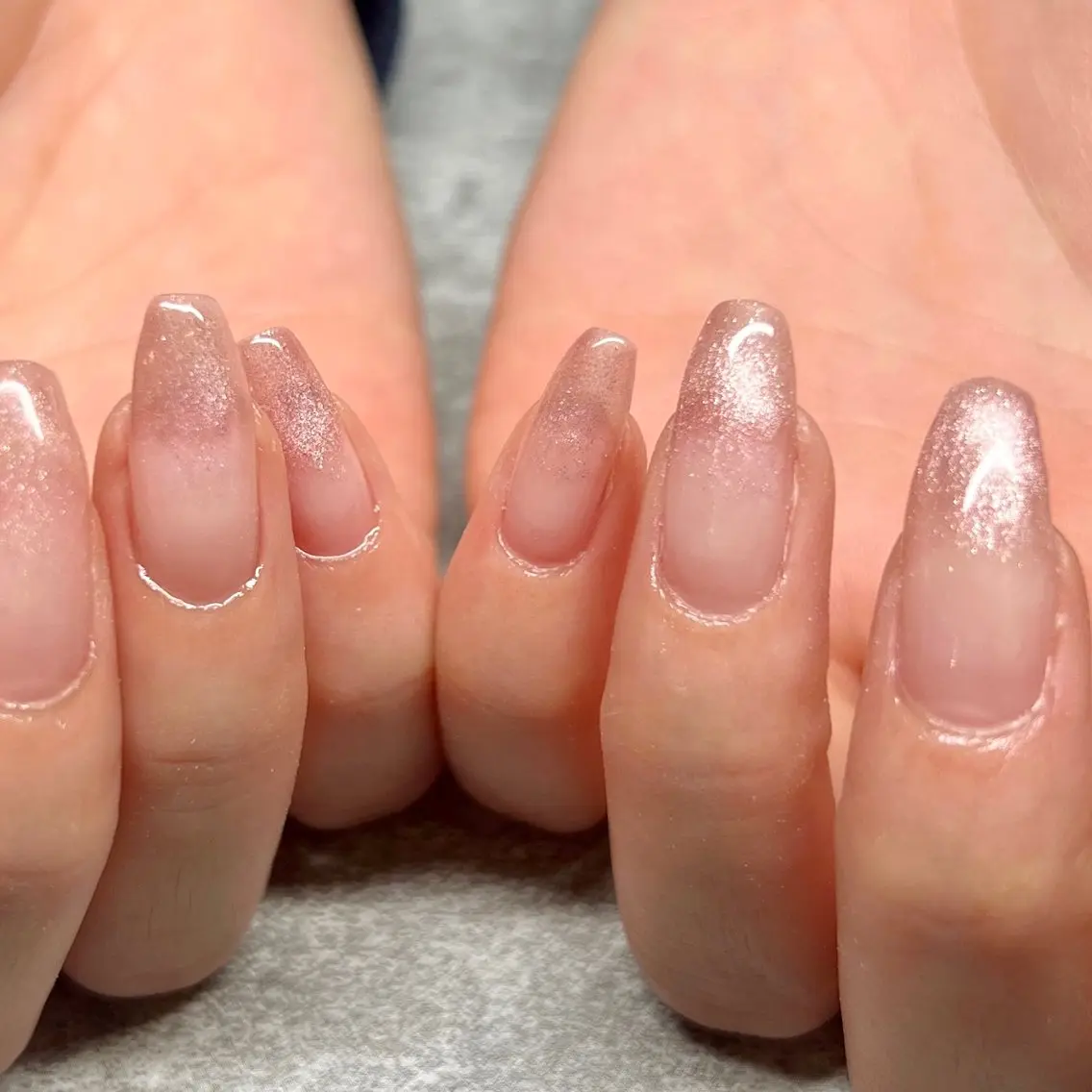 ネイル ジェルネイル 持ち込み ニュアンスネイル パラジェル ハンドネイル 【池袋】nuts nail なつみのネイルデザイン
