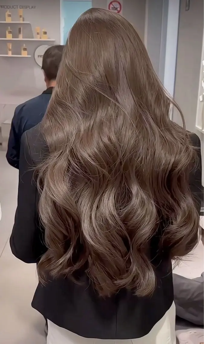 カラー ヘアカラー 上品ヘア✖️艶髪 𝑅𝐼𝐾𝑈のヘアスタイル