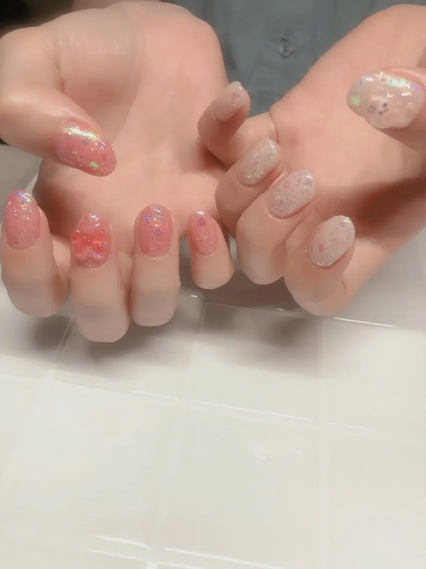 ネイル 持ち込み ハンドネイル mi chiのネイルデザイン