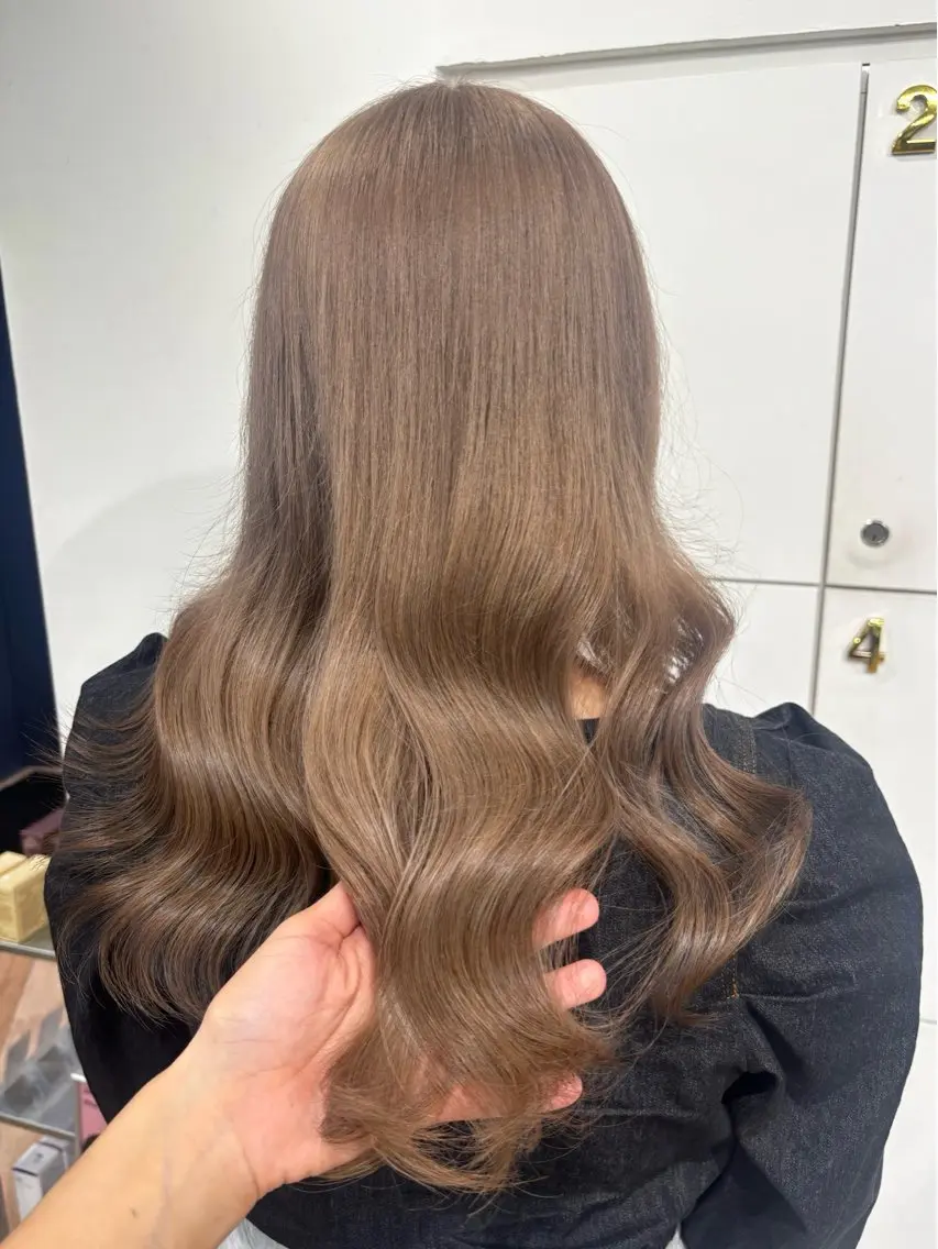 ロング ヘアカラー ブリーチ/ダブルカラ ー🍀mizukiのヘアスタイル