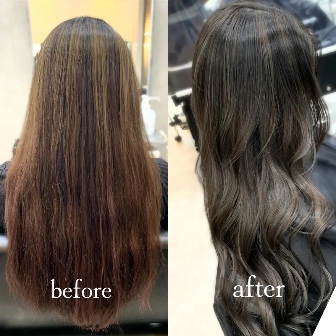 ロング カラー ヘアアレンジ VIM hairおもろまち店のヘアスタイル