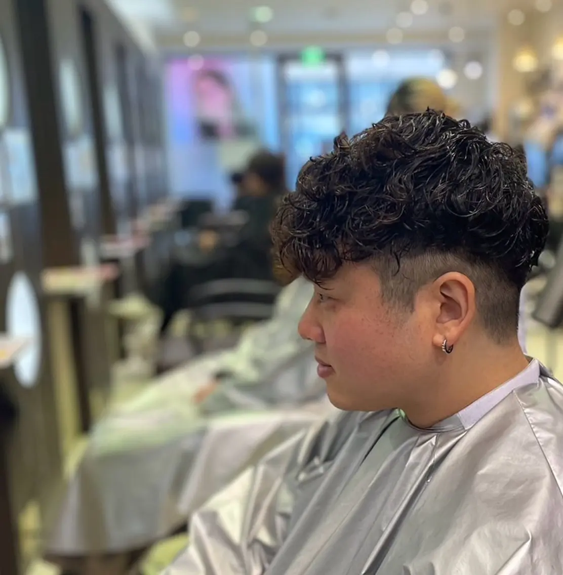 パーマ メンズ カット パーマ 柿沼  洸太のヘアスタイル
