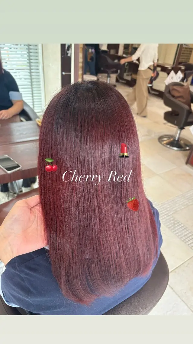 ミディアム ベージュ/ピンク IBUKI🍒のヘアスタイル