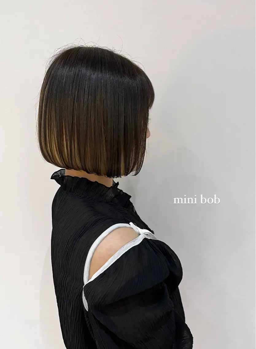 ショート カラー ヘアアレンジ トリートメント 🥀暖色韓国ヘア💕 保科侑花のヘアスタイル