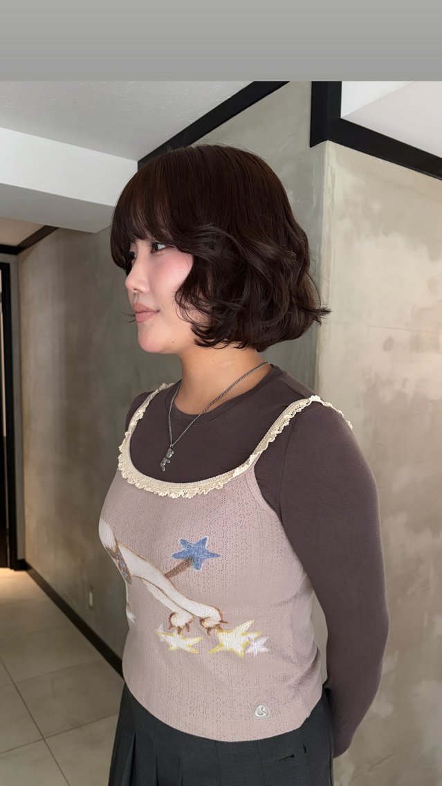 ショート カラー カット ヘアカラー タナカ カナ🫧のヘアスタイル