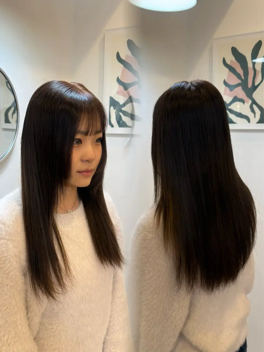 ロング カラー ベージュカラー 透明感カラー カット ヘアカラー 【YARD.】橋本 稀乃のヘアスタイル