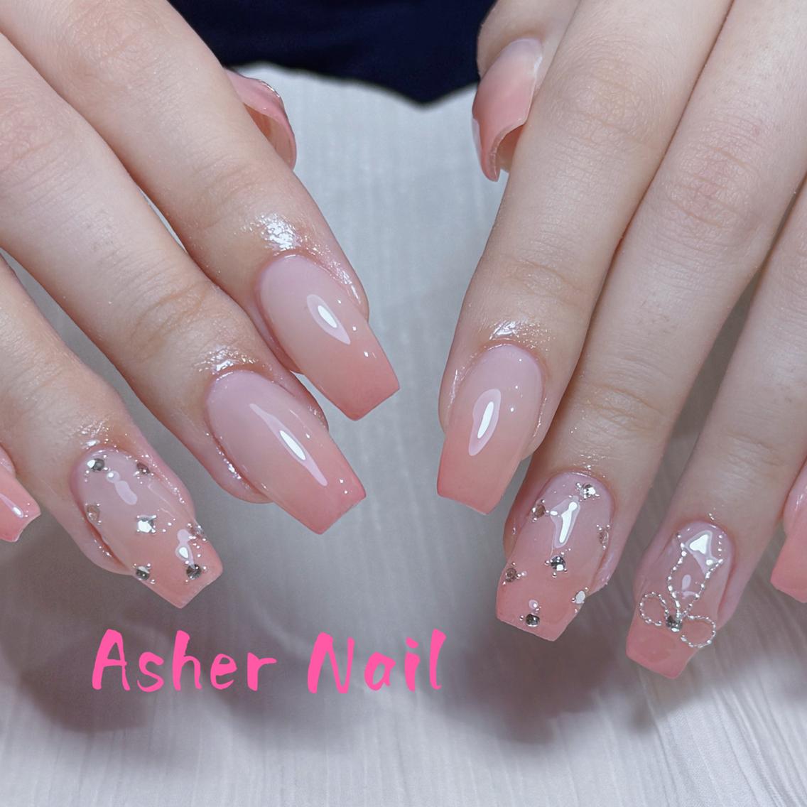 ネイル キラキラネイル 韓国ネイル マグネットネイル マットネイル 持ち込み ハンドネイル ハンドケア Asher-HIKA 🌞のネイルデザイン