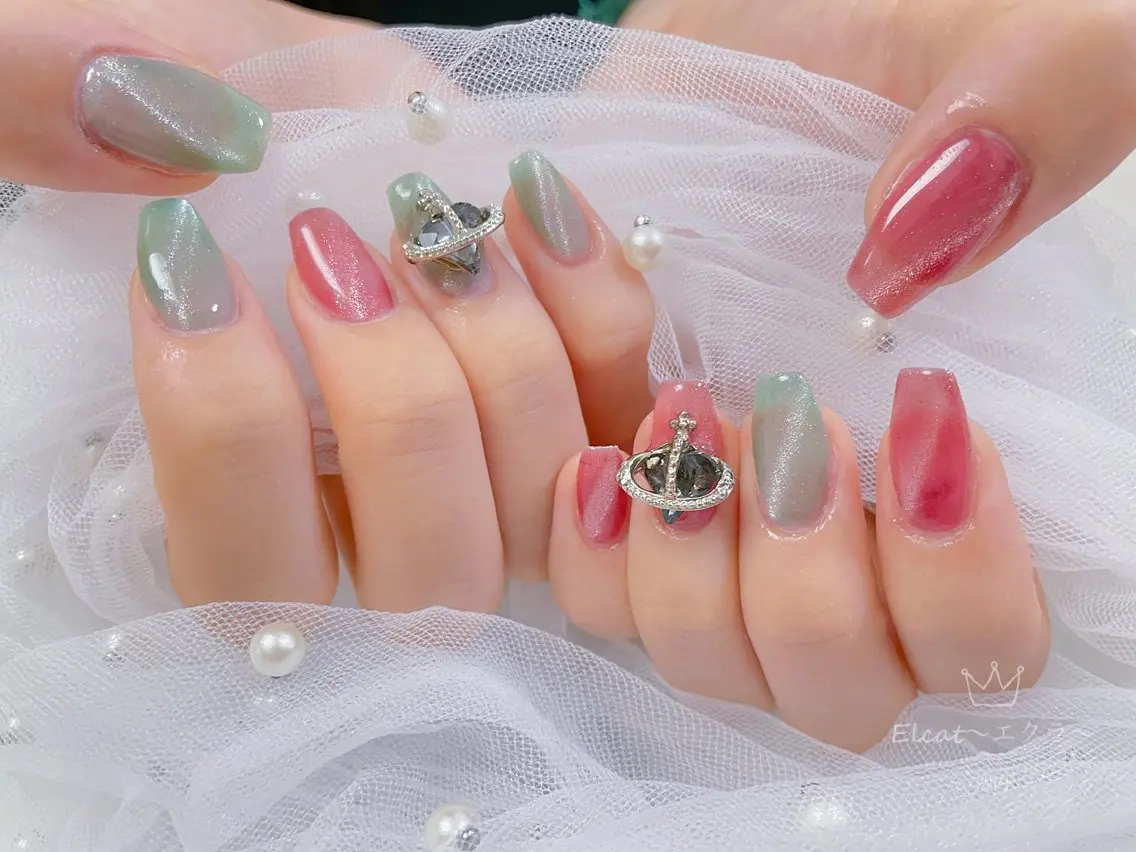 ネイル ハンドネイル ハンドケア ネイルサロンエクラ 🫧Shizukaのネイルデザイン