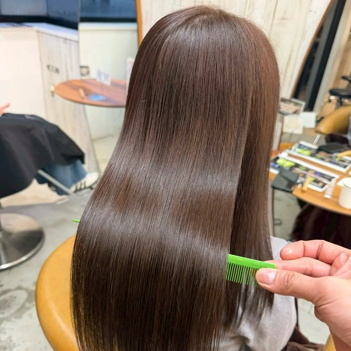 ロング カラー 透明感カラー💖/ 縮毛矯正/arisaのヘアスタイル