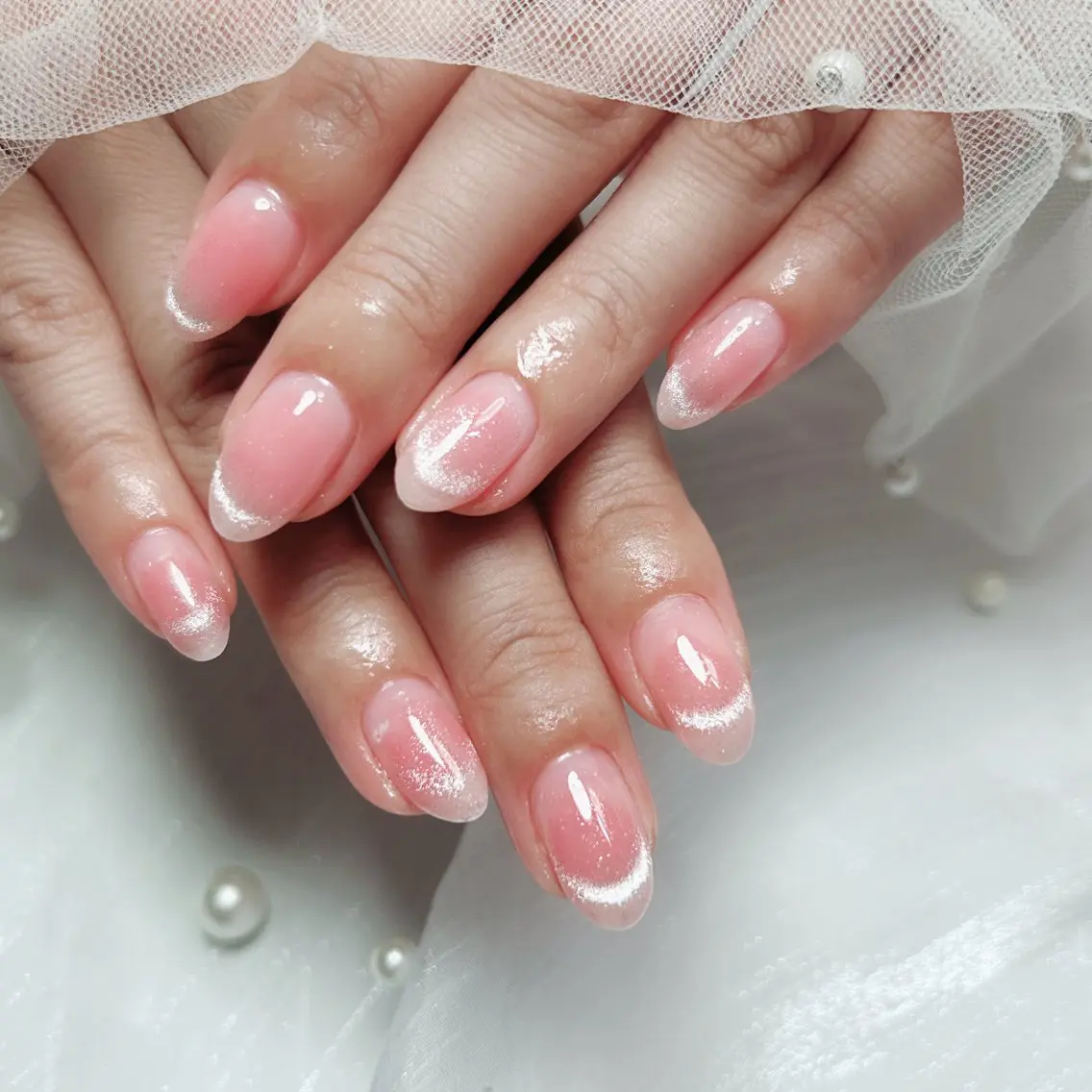 ネイル ジェルネイル グラデーション シンプルネイル ハンドネイル Cute Tips nailのネイルデザイン
