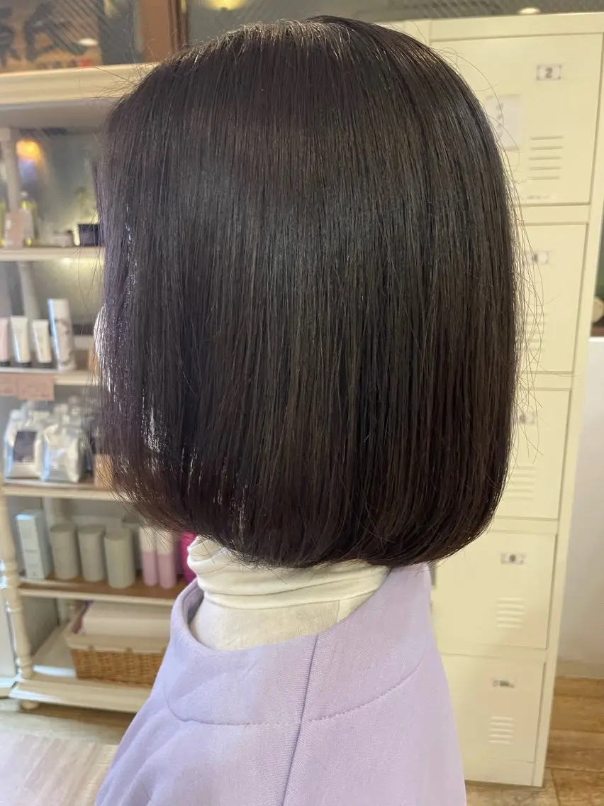 ミディアム ボブ ボブカット 佐々木 祐太のヘアスタイル