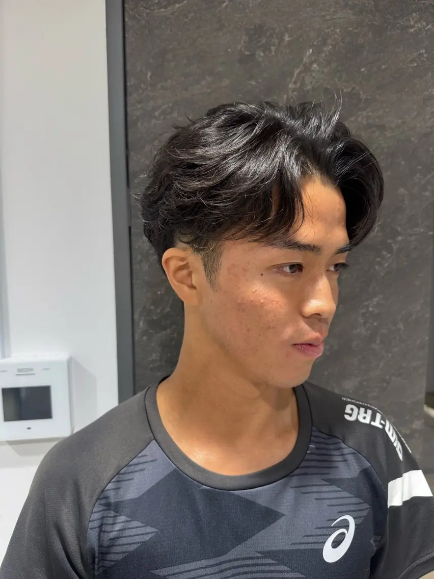 パーマ メンズ メンズパーマ ニュアンスパーマ カット パーマ トリートメント 宮原 和斗のヘアスタイル