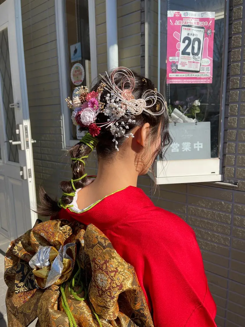 ヘアセットの写真