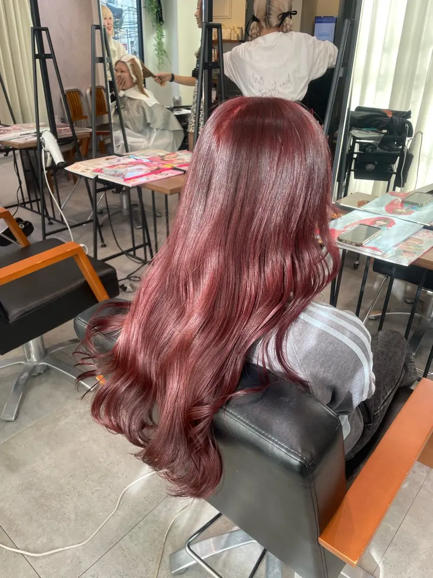 セミロング カラー ヘアアレンジ ヘアカラー トリートメント ヘアセット ・˚✧すずね˚✧* ♡のヘアスタイル