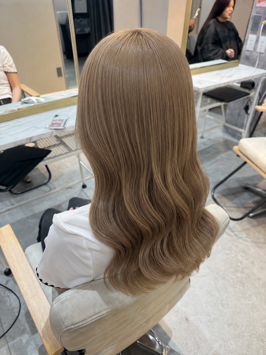 ロング カット ヘアカラー トリートメント NAO/レイヤー🌷 /ハイトーンカラー✨のヘアスタイル
