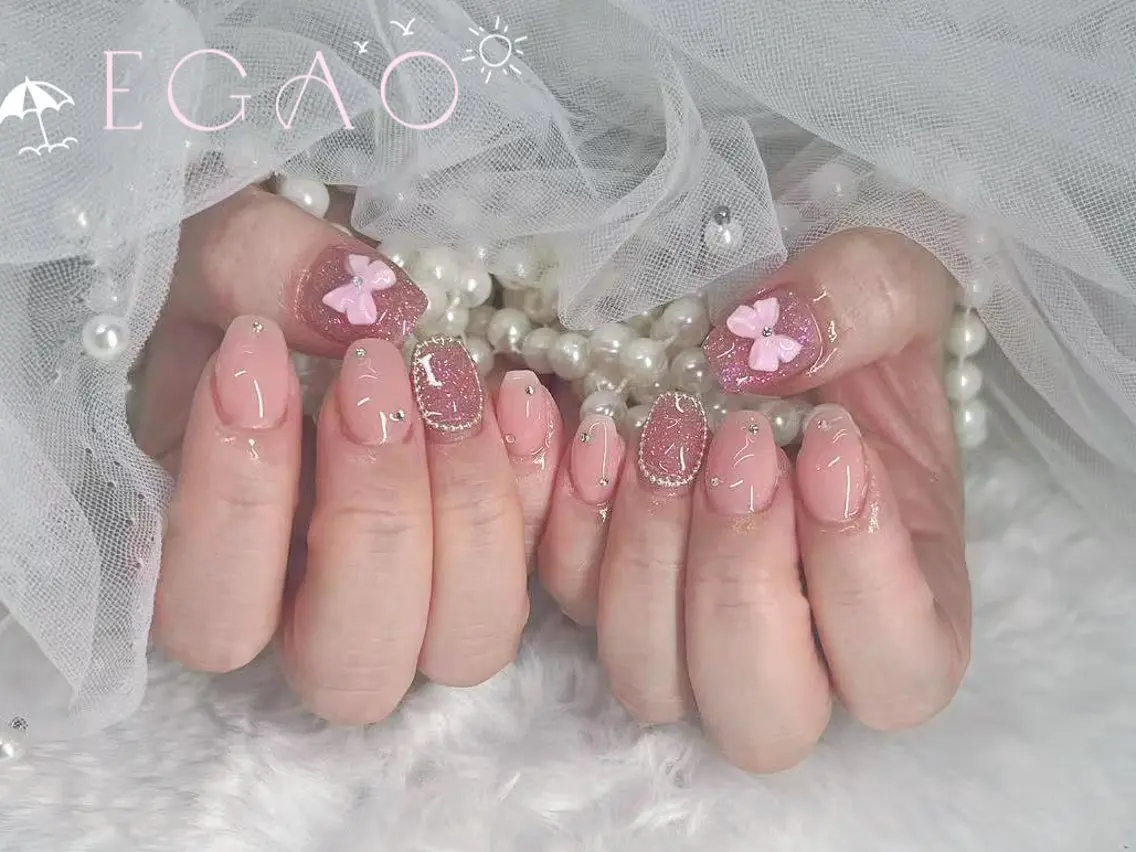 ネイル アートネイル フットネイル フレンチネイル ジェルネイル グラデーション EGAO NAIL 錦糸町店のネイルデザイン