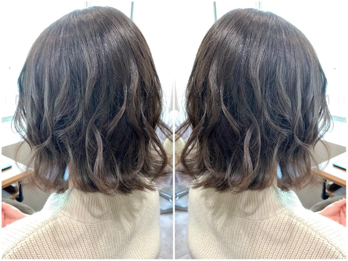 ミディアム ヘアアレンジ 外ハネヘア 韓国hair🦋 Nanaのヘアスタイル
