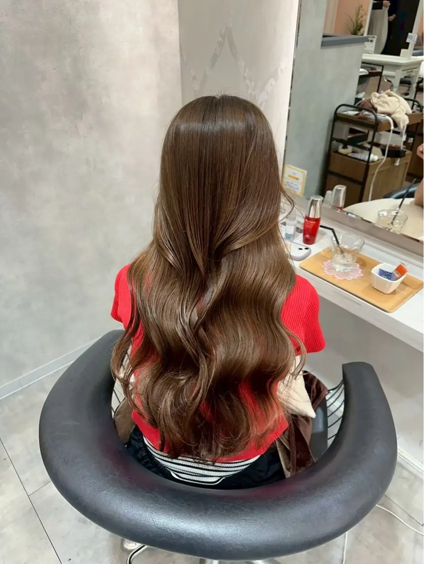 ロング カラー ヘアカラー カットカラーモデル 募集中/来実🎀のヘアスタイル