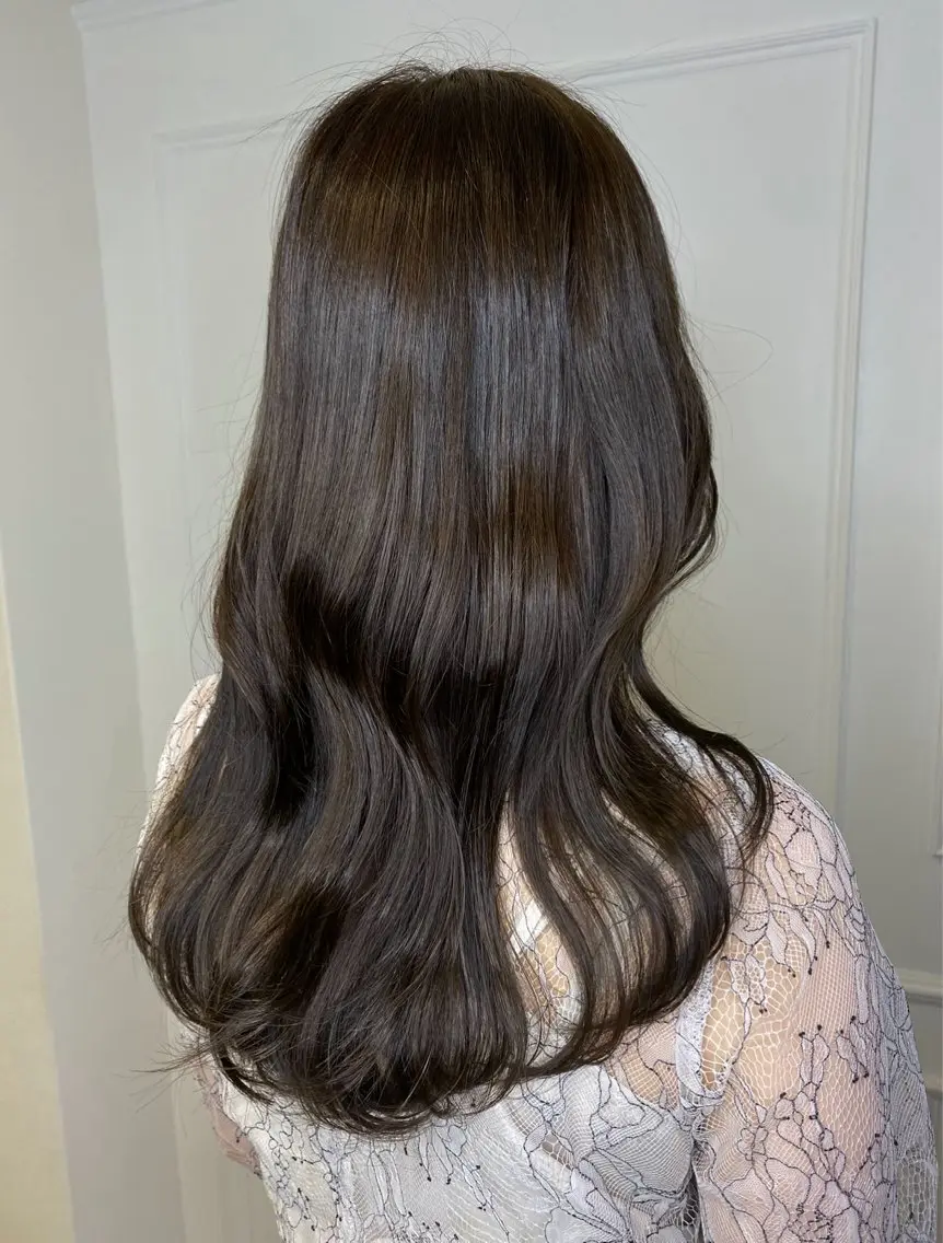 セミロング カット ヘアカラー 🎀髪質改善🎀 Olive南森町のヘアスタイル