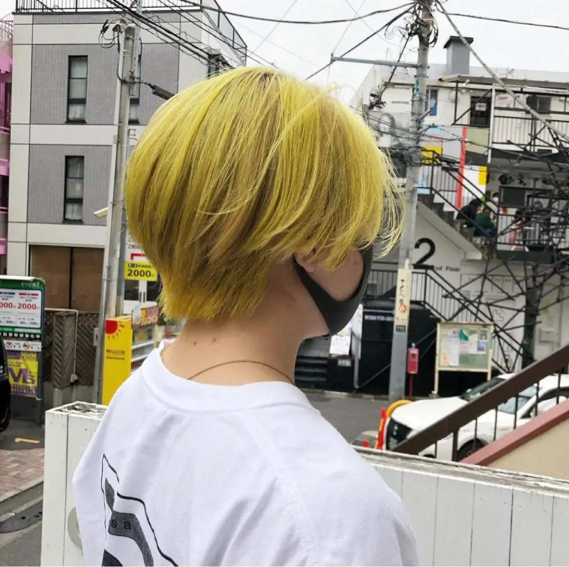 ショート happy man 🌸クロスパーマ🌸のヘアスタイル