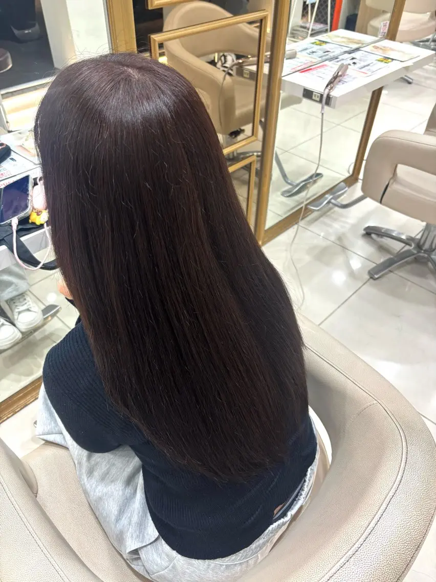 ミディアム カラー ヘアカラー 透明感カラー上大岡/ yuzu🌺☪️のヘアスタイル