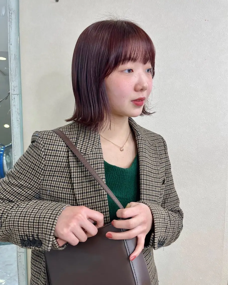 ミディアム カラー ブリーチ ケアブリーチ 透明感カラー デザインカラー ハイトーンカラー カット 似合わせ/美髪カラー /カンナのヘアスタイル
