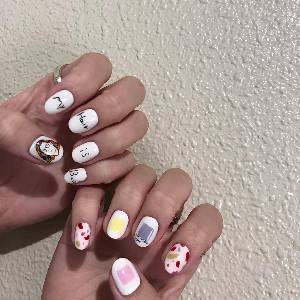 ネイル ハンドネイル パラあり！フィルイン 美フォルムのネイルデザイン