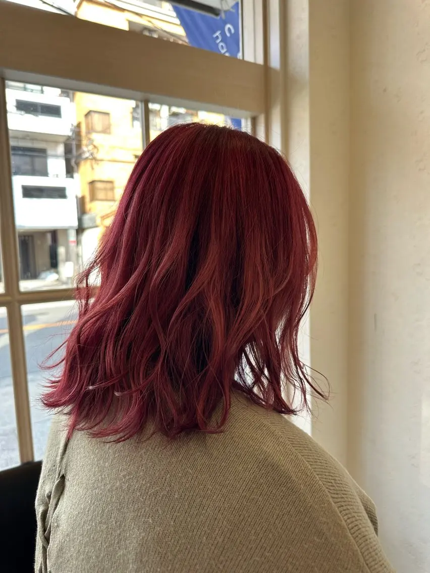 ミディアム カラー Ayaka ‪✂︎‬のヘアスタイル