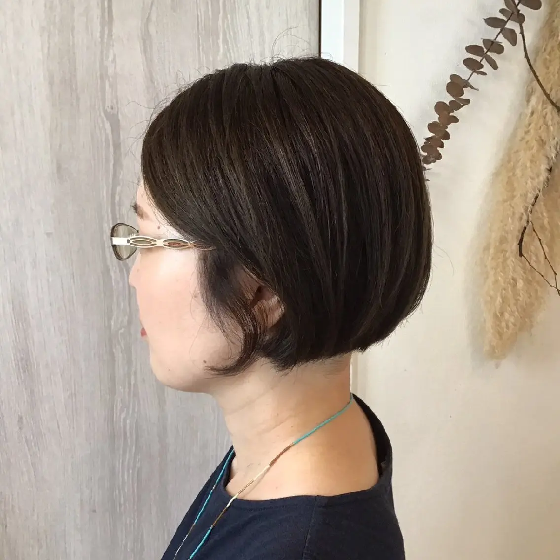 ミディアム ボブ カット ヘアカラー Nanami  ⁄似合わせボブのヘアスタイル