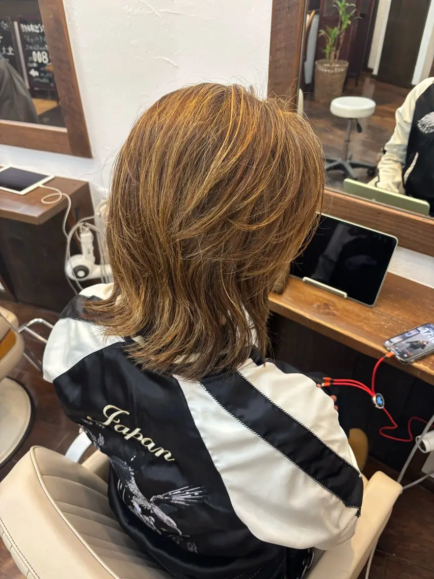 ミディアム カラー ヘアカラー 🌿吉池 朱莉🌿のヘアスタイル