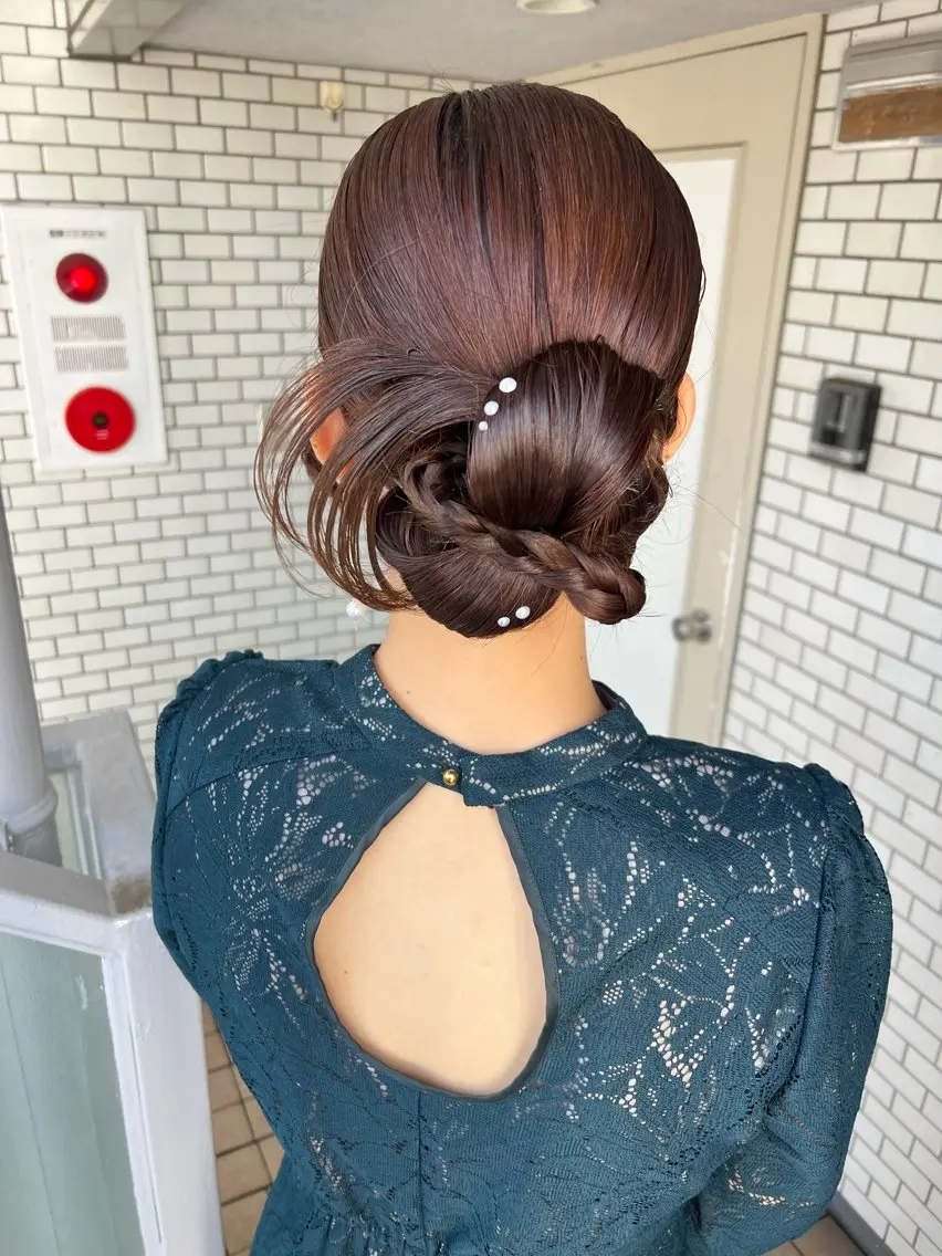 ヘアアレンジ ヘアセット 大人可愛いヘアメイク 💋🧚‍♀️しずかのヘアスタイル