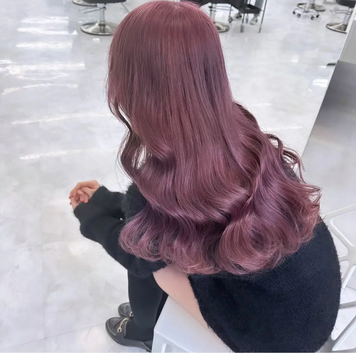 ロング ヘアカラー トリートメント ヘッドスパ ヘアセット mayu/ブリーチ/ layer/似合わせのヘアスタイル