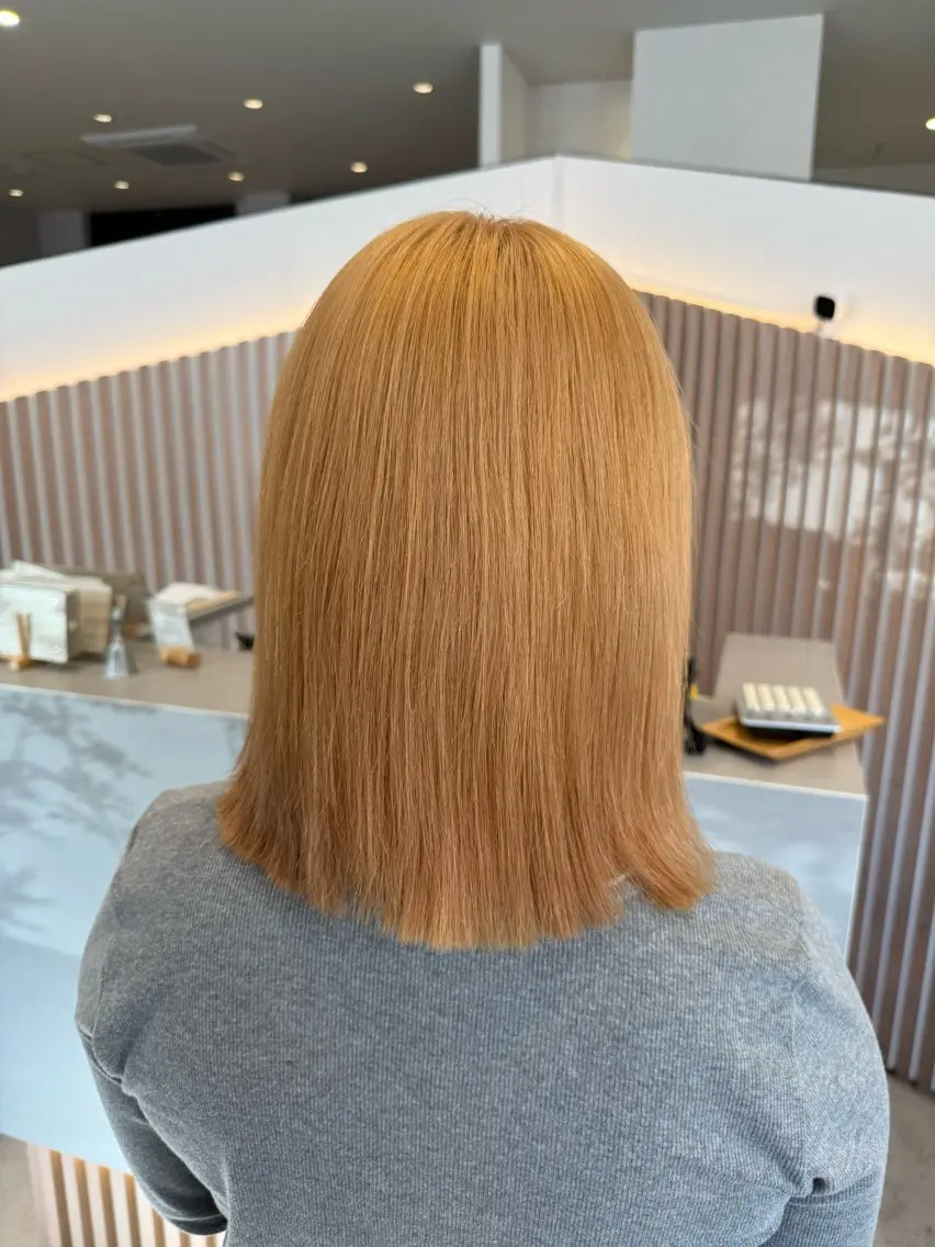カラー ヘアカラー 馬場 美咲のヘアスタイル