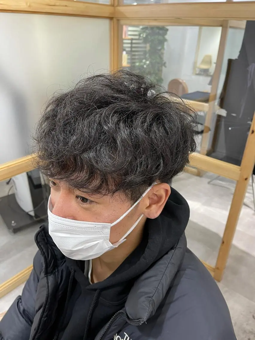 MEN'Sカット＆パーマの写真
