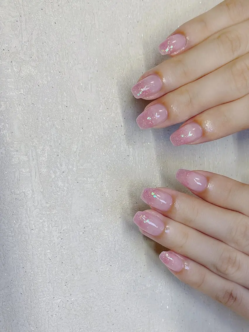 ネイル グラデーション ラメ(グリッター) ラメグラデーション Minami Nailのネイルデザイン