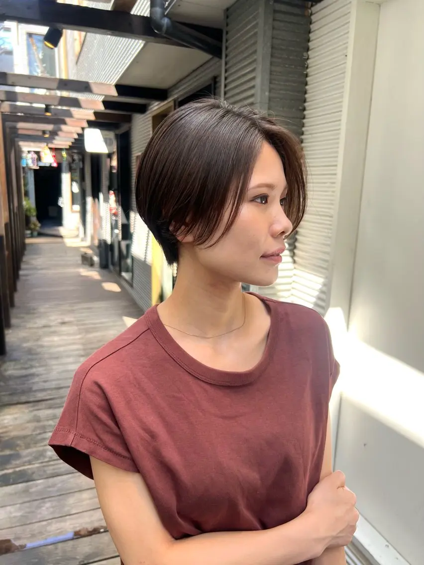 ショート ショートヘア U-fuショート 伊藤拓海のヘアスタイル