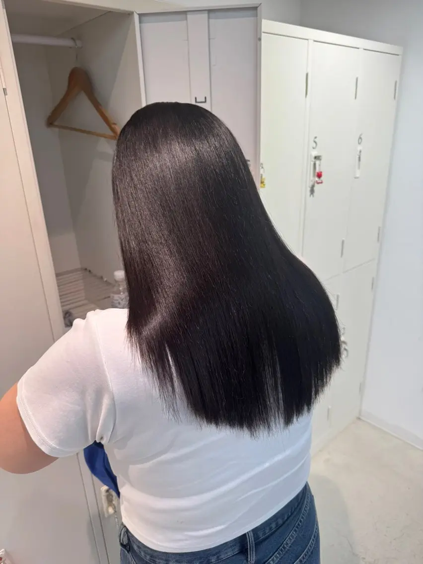 セミロング 縮毛矯正 EIGHT/ 琉聖のヘアスタイル