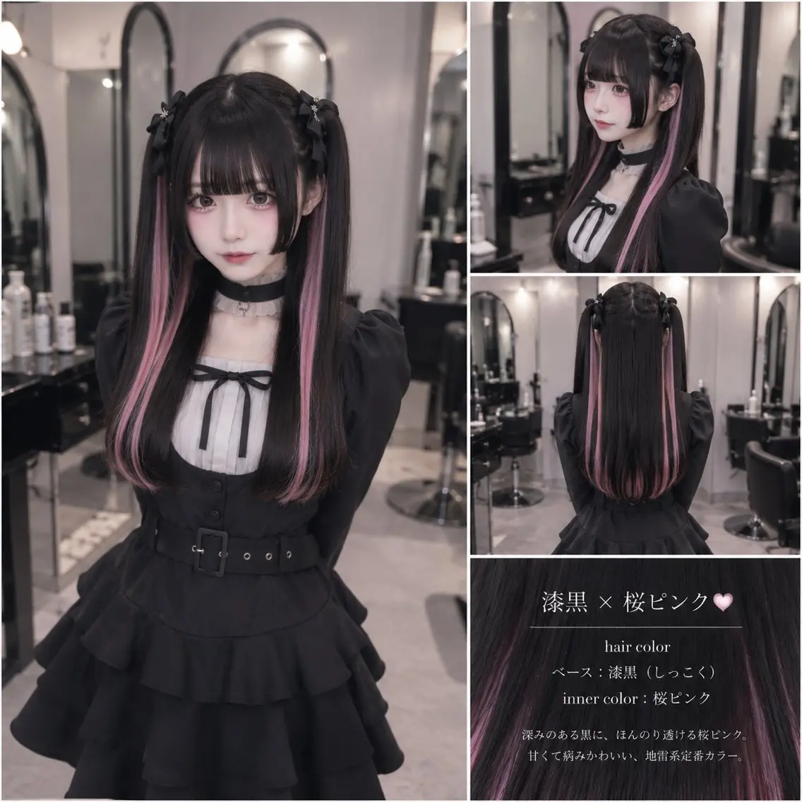 ロング カラー カット ヘアカラー トリートメント 髪質改善 / 暖色カラー/井上未悠のヘアスタイル